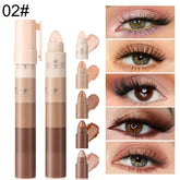 1PC 5 in 1, Eye Brightening, Pearlescent, Glitter, Multiple Shades, Long-lasting Eye Shadow Pen, Perfect Gift for Girls
